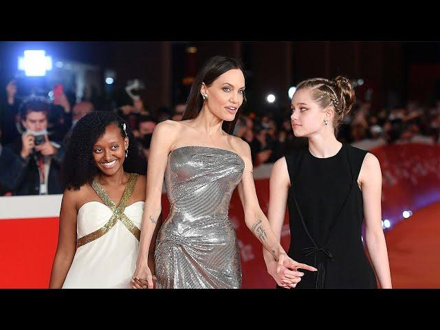 Angelina Jolie attends 'Eternals' premiere at 2021 Rome Film Fest in Rome, Italy - Gossip Bae