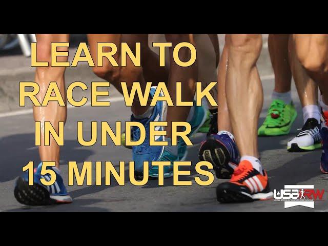 Learn to Race Walk in Under 15 Minutes