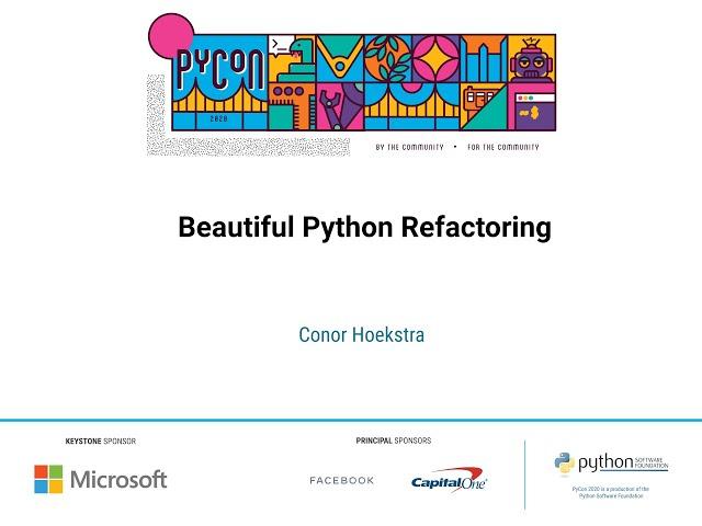 Talk: Conor Hoekstra - Beautiful Python Refactoring