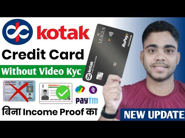 Kotak Credit Card Apply 2024 - Lifetime Free | Kotak Mahindra Bank Credit Card Online Apply