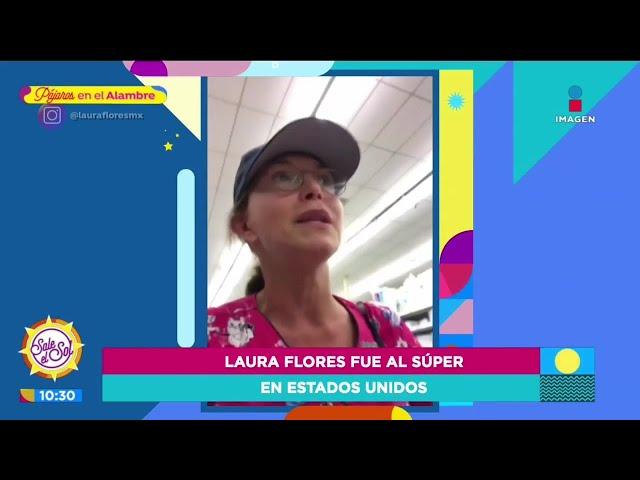 Laura Flores muestra el pánico en Estados Unidos | Sale el Sol