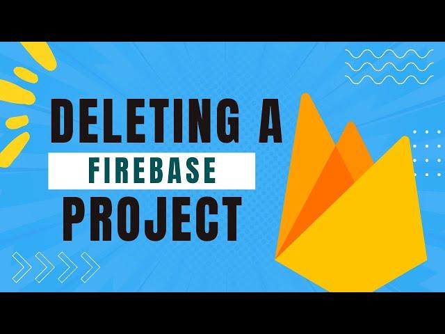 How to Delete a Project From Firebase in 1 Minute | Deleting a Firebase Project 2022