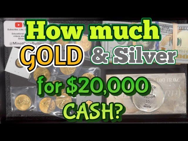 What’s the best way to MAXIMIZE $20,000? Gold, Silver, or keep it in the bank?