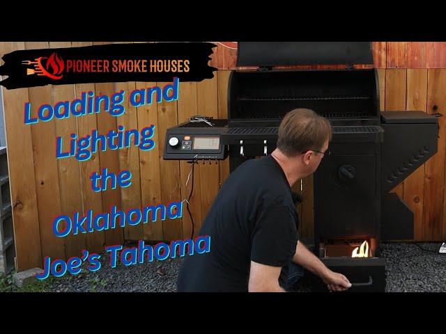 Loading and Lighting the Oklahoma Joe Tahoma 900 Auto-Feed Charcoal Smoker