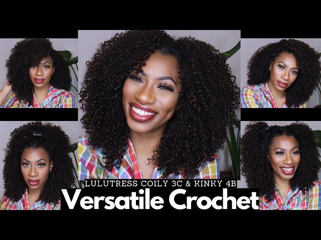 $24 Lazy Girl VERSATILE Crochet Braid Pattern - Sensationnel Lulutress 2X Kinky 4B & 2X Coily 3C