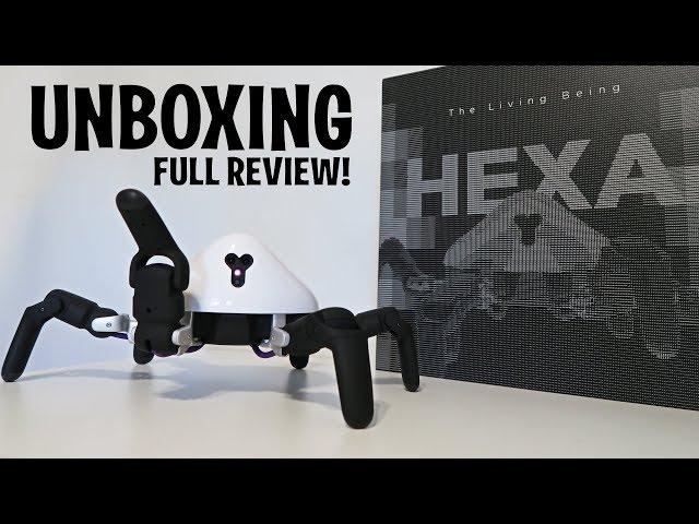 UNBOXING & LETS PLAY - HEXA the all-terrain SMART hexapod ROBOT - by Vincross (FULL REVIEW!)