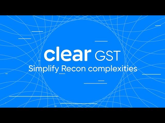 Clear GST Recon