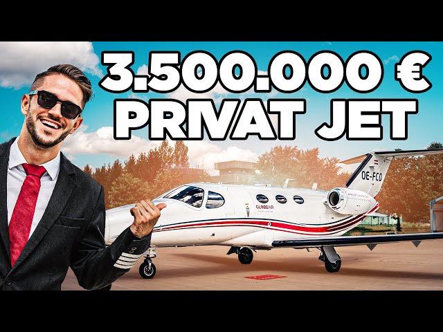Ich FLIEGE einen 3.500.000 € PRIVAT JET ️ (SELBST! )