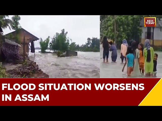 Over 33,000 Affected In Assam As Floods Batter State, Rivers Flow Above Danger Mark