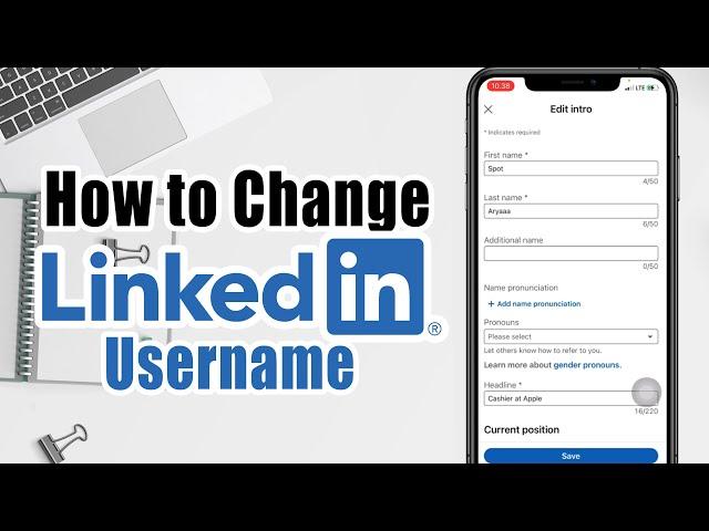 How To Change Linkedin Username | Edit Linkedin Profile Username