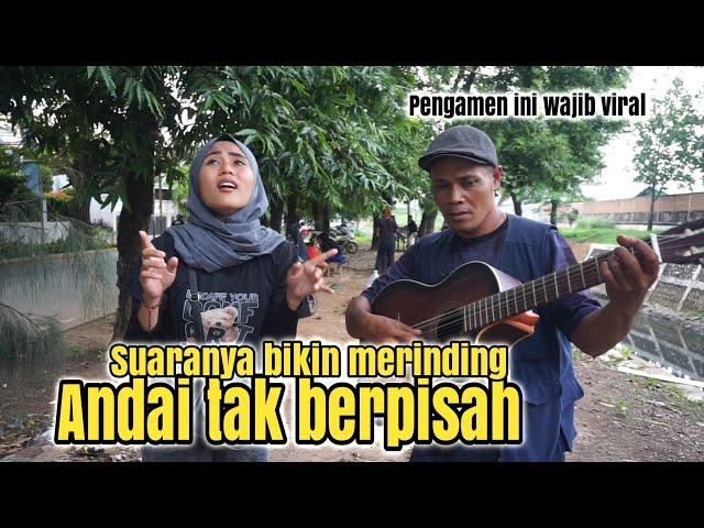 Wulan Pengamen yang di iringi gitar surat saat bawakan lagu andai tak berpisah buat merinding