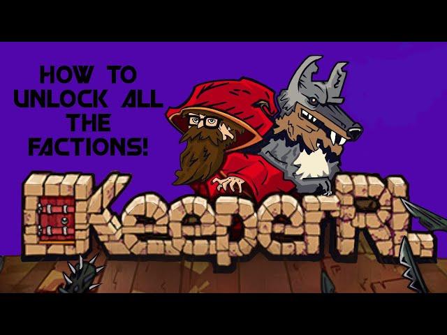 How to unlock ALL the HIDDEN factions in KeeperRL!