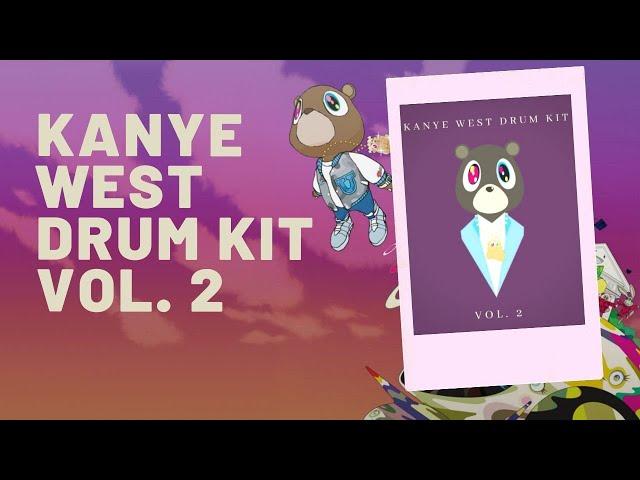 Kanye West Drum Kit & Sample Pack Vol. 2 (2021) l YEEZUS DRUM KIT
