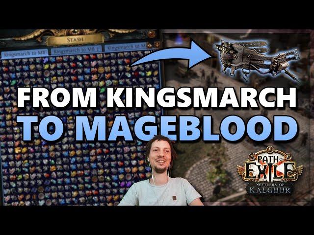 Can you farm a Mageblood with just Kingsmarch mappers and shippers? - PoE #874