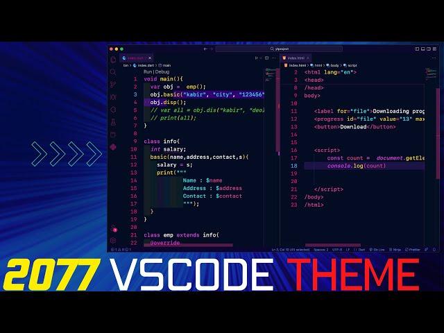 VSCode - 2077 Theme