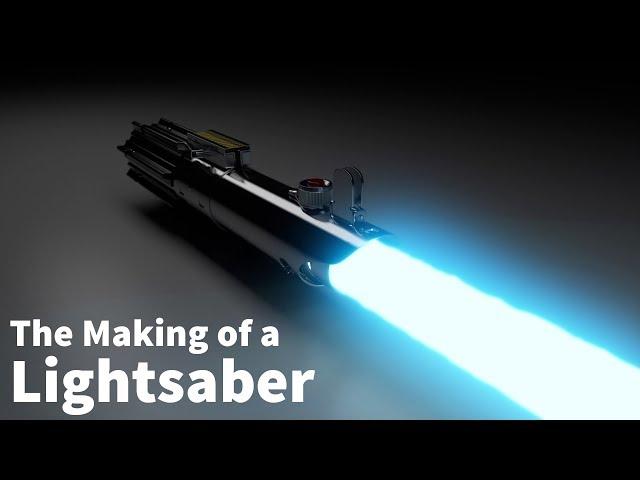 The Making of a Lightsaber - Cinema 4D and Vray "build in" animation