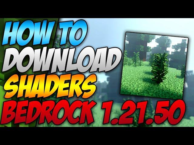 How To Download Shaders For Minecraft 1.21.50 Bedrock PC (2024)