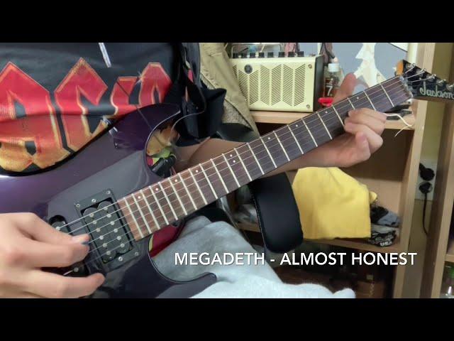 Megadeth - Almost Honest (Solo cover/Jackson Professional th-1)