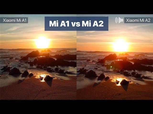 Xiaomi Mi A1 vs Mi A2 4K Video Camera Test Comparison