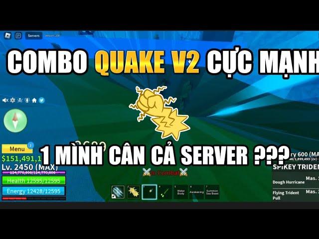 COMBO QUAKE V2 + ELECTRIC CLAW + SPIKEY TRIDENT | BLOX FRUIT