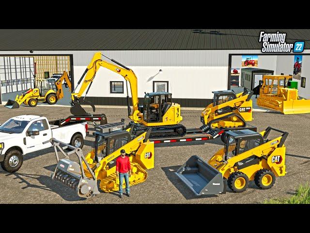 I BOUGHT ALL NEW CAT SKID STEERS & MINI EX FOR CONSTRUCTION BUSINESS ($500,000)