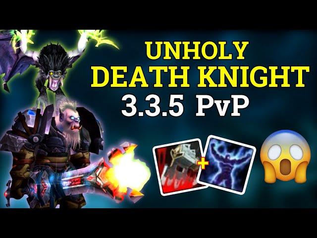 UNHOLY TWINK DEATH KNIGHT PVP 3.3.5 - BEGINNER GUIDE WARMANE WOTLK 2020 (Spells,Rotation,Gameplay)