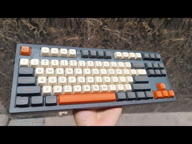 Kit FL-Esports MK870 x Keycap Akko Carbon Retro ASA Low-profile