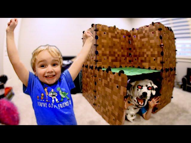 FATHER & SON SURPRISE BEDROOM FORT!