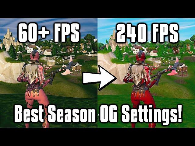 Fortnite Season OG Settings Guide! - FPS Boost, Colorblind Modes, & More!