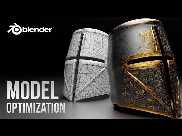 Оптимизация модели в Blender / Model optimization in Blender