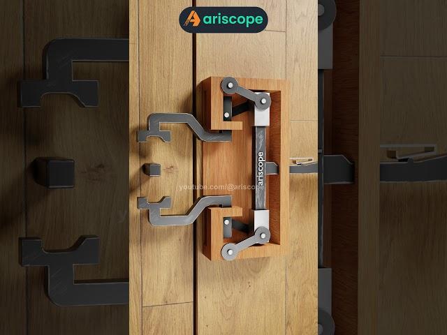 Clever Sliding Metal Door Latch with Satisfying ASMR Clicks