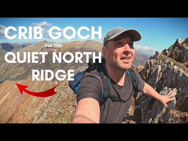 Crib Goch Via The Quiet North Ridge Route (Grade 1 Scramble)