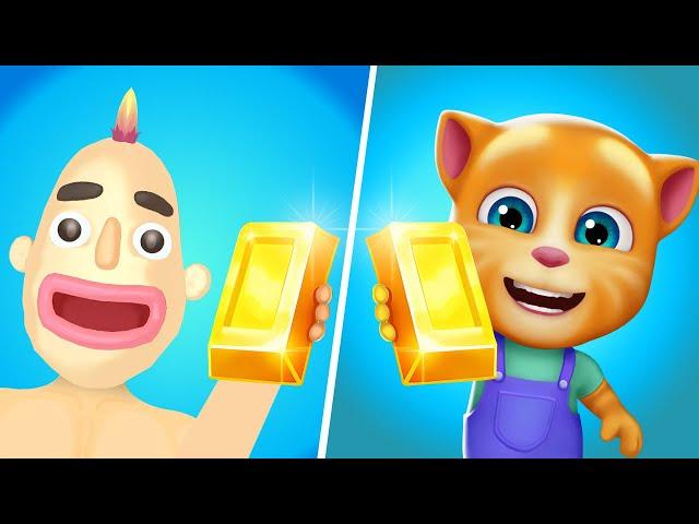 Sandwich Runner VS Talking Tom Gold Run - Tom Gold Run New Update, Talking Tom Gold Run Gameplay