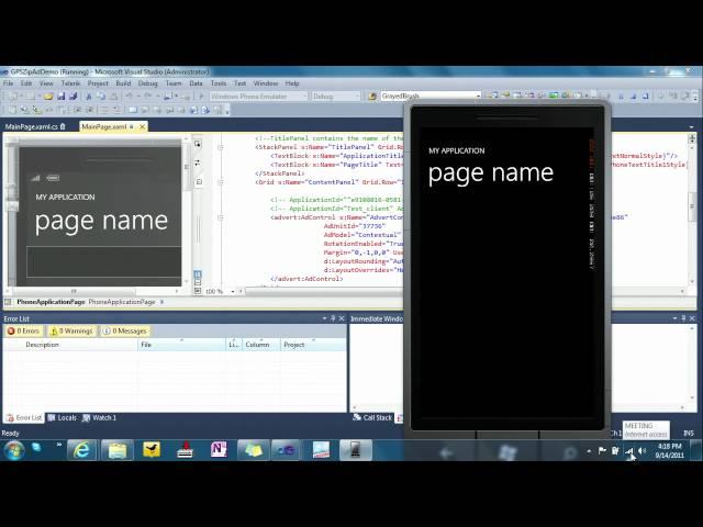 Basic Ad Controls for Windows Phone Apps with David Kelley - User Community Virtual Series