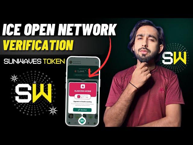 Ice Open Network Sunwave Account KYC Verification with Twitter X - SW Sunwaves Token Mining App