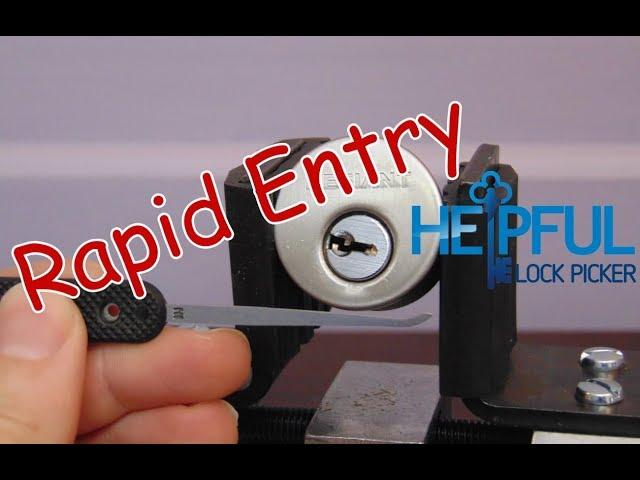 [109] Lock Picking Rapid Entry Techniques (Standard Pins)