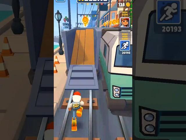 Subway Surfers Gameplay but Every Like Makes Me Go Faster #techno  #subwaysurfers #games #running