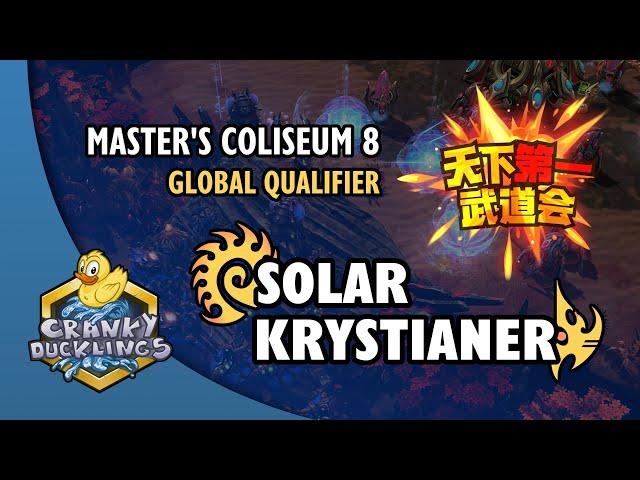 Solar vs Krystianer - ZvP | Master's Coliseum 8: Global Qualifier | StarCraft 2 Tournament