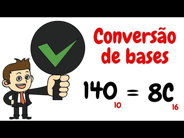 Conversão de base numérica: HEXADECIMAL x DECIMAL x BINÁRIO. (Informática Básica)