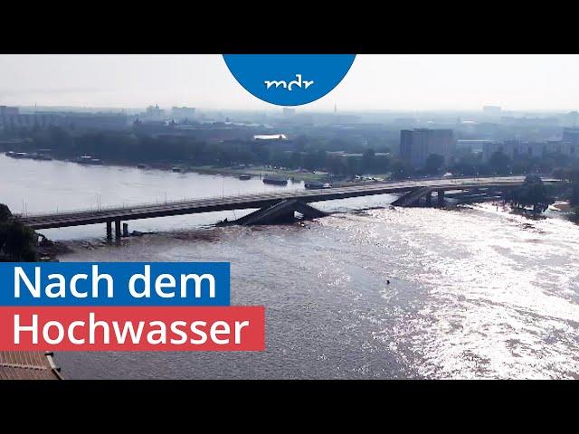 Wie der Abriss der Carolabrücke nach dem Hochwasser weitergeht | MDR um 4 | MDR