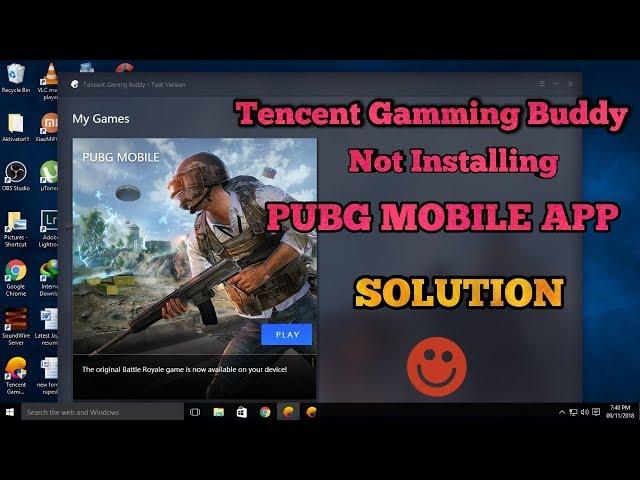 Tencent Gamming Buddy  installing PUBG MOBILE problem | Downloading again and again | Crush Gaming |