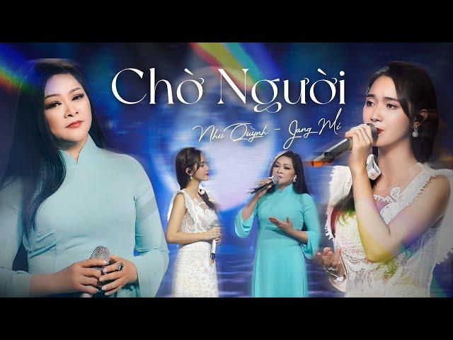 Như Quỳnh - Jang Mi hát live CHỜ NGƯỜI đầy cảm xúc | Live in Giao Lộ Thời Gian