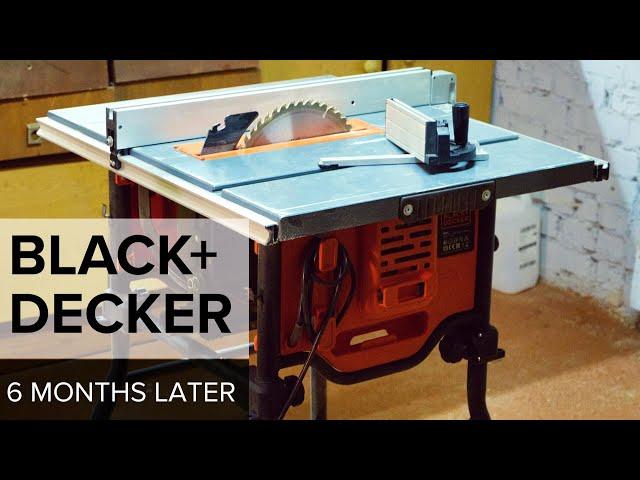   Review table saw BLACK+DECKER BES720 six months later