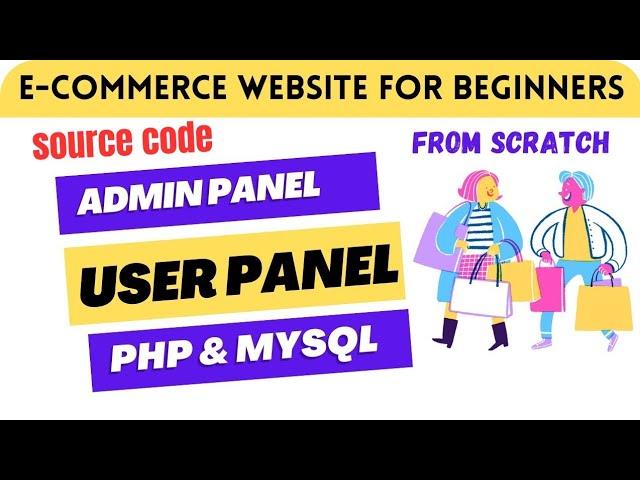 E-Commerce Website using PHP and MySQL for beginners | ecommerce website in PHP in Hindi/Urdu