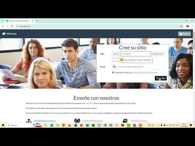 COMO CREAR AULA VIRTUAL EN MOODLE MIL AULAS