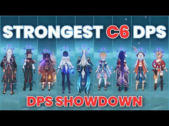 The Ultimate DPS Showdown: Meet the Best/Strongest C6 Characters [Genshin Impact]