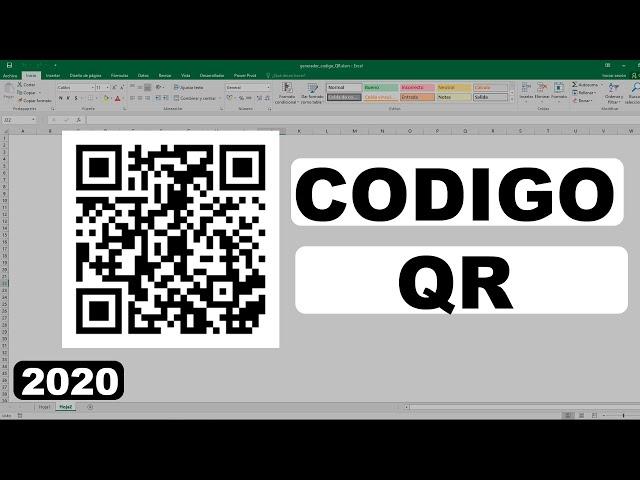 Como generar código qr en Excel