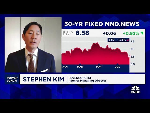 A September Fed cut is unlikely to impact mortgage rates, says Evercore's Stephen Kim