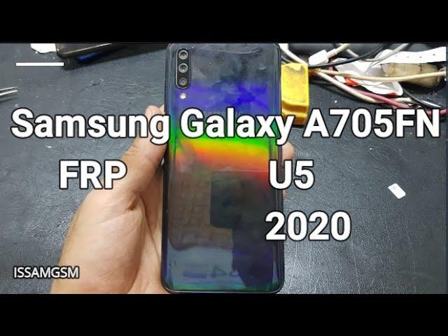 Samsung Galaxy A70 2020 Bypass google account A705FN FRP U5 B5 Android 10