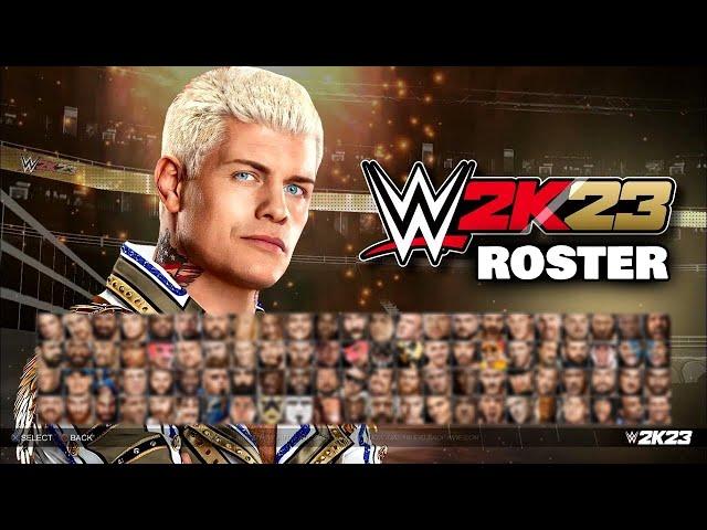 WWE 2K23 Roster | Even More Superstars Unveiled! | WWE 2K23 Superstars!